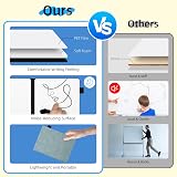 AGM A5 Mini Whiteboard with 3 Markers Navy Blue PU Cover Portable view 5