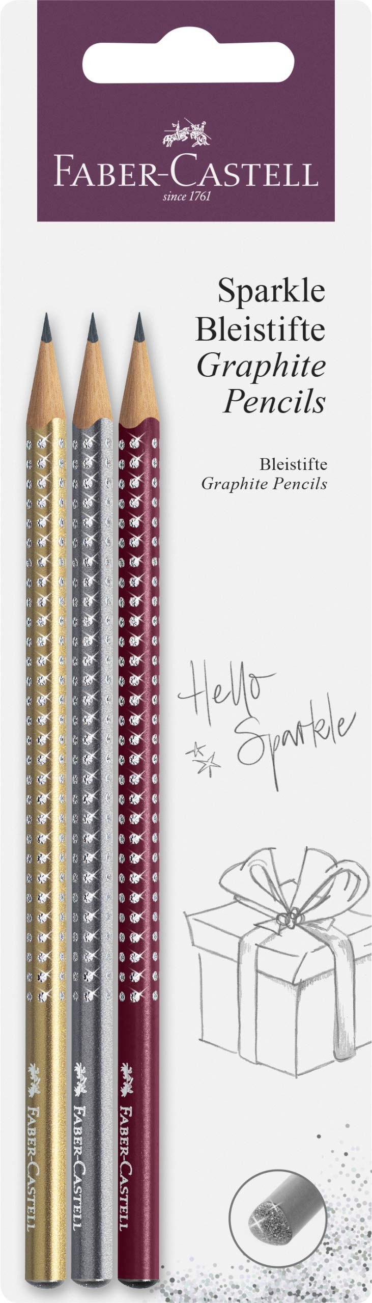 Faber-Castell Sparkle Pencils in Autumn Colours - Set of 3