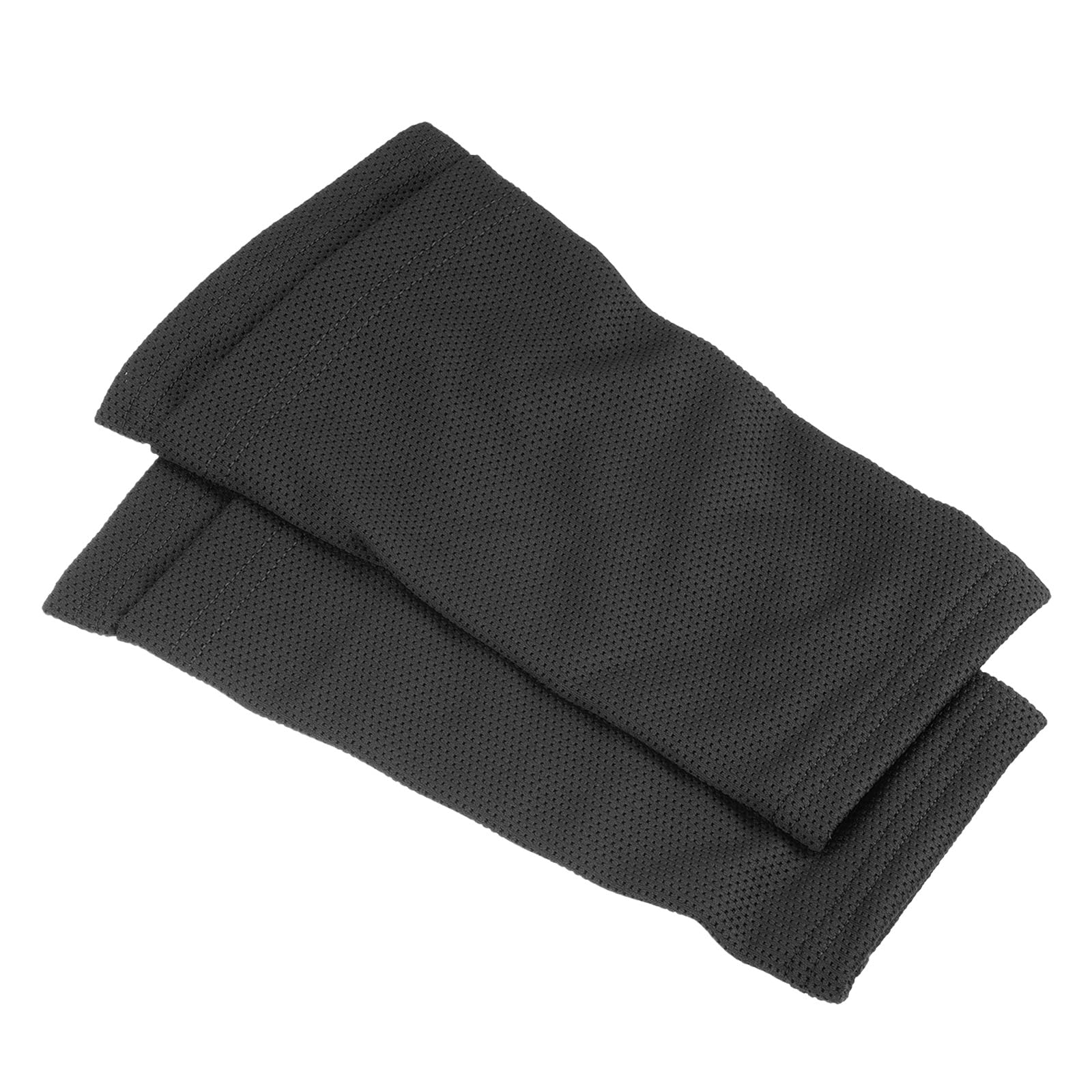 PATIKIL Size L Soccer Shin Guard Socks, 1 Pair Breathable Sleeves for Running, Black — image 1