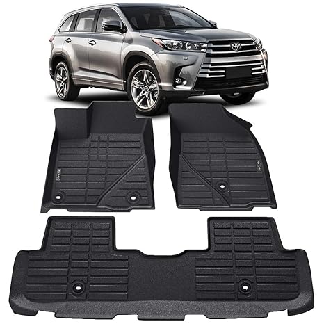 D Tools Floor Mats Compatible For 2015 2019 Toyota Highlander