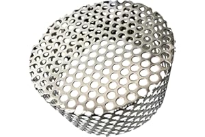 LOVEERCT PVC Termination Cap Vent Cover, Stainless Steel Mesh Screen Vent Cover Slot for 3.55" to 4.13" ID Furnace and Roof Vent Pipe, Conical Vent Cap Rust preventing Leaves Debris, Birds Entering