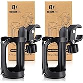 Pack of 2 Stroller Drink Holders, Universal Cup Holder for Bikes, Trolleys or Walkers