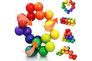 CHESLICR Autism Sensory Fidget Toys for Kids Toddler Adluts, Autistic Travel Toys Puzzle Ball ADHD Small Quiet Cool Stress Toy Stocking Stuffer Gift for Boy Girl 3+ Year Old