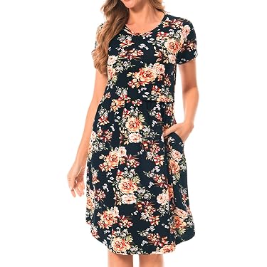 breastfeeding dresses casual Women's Maternity Dress Knee Length Pocket Nursing Pullover Hoodie Dress Amazon Best Sellers: Best Maternity
