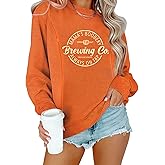 Women Nursing Sweatshirts for Breastfeeding Maternity Mama's Boobery Zip Crewneck Breastfeeding Pullover Tops