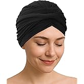 CAPLORD Chemo Headwear for Women, Turban Beanie, Cancer Head Wrap, Alopecia Hat, Hair Loss Cap, Chemotherapy Scalp Covering
