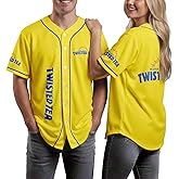 Zynbase Alcohol Baseball Jersey, Mens Drinking Jersey Short Sleeve, Casual Shirt for Liquor Lover