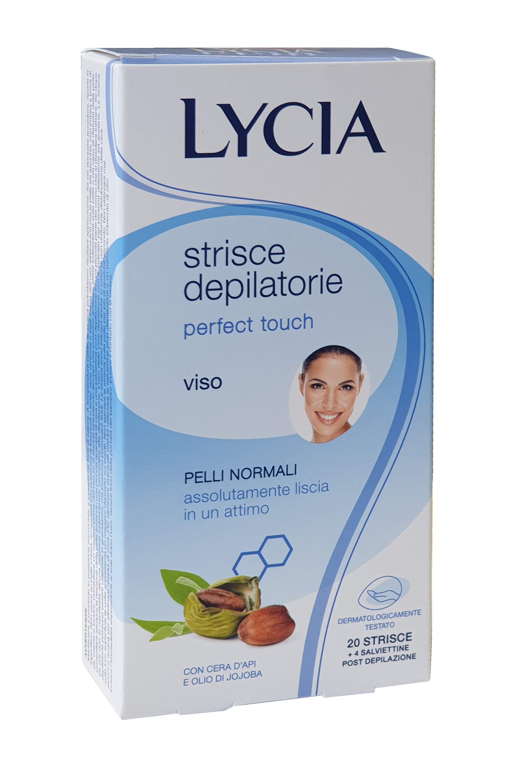 Lycia Lyc0100030/2 Face Depilatory Strips, 20 Pieces - 10 Ml