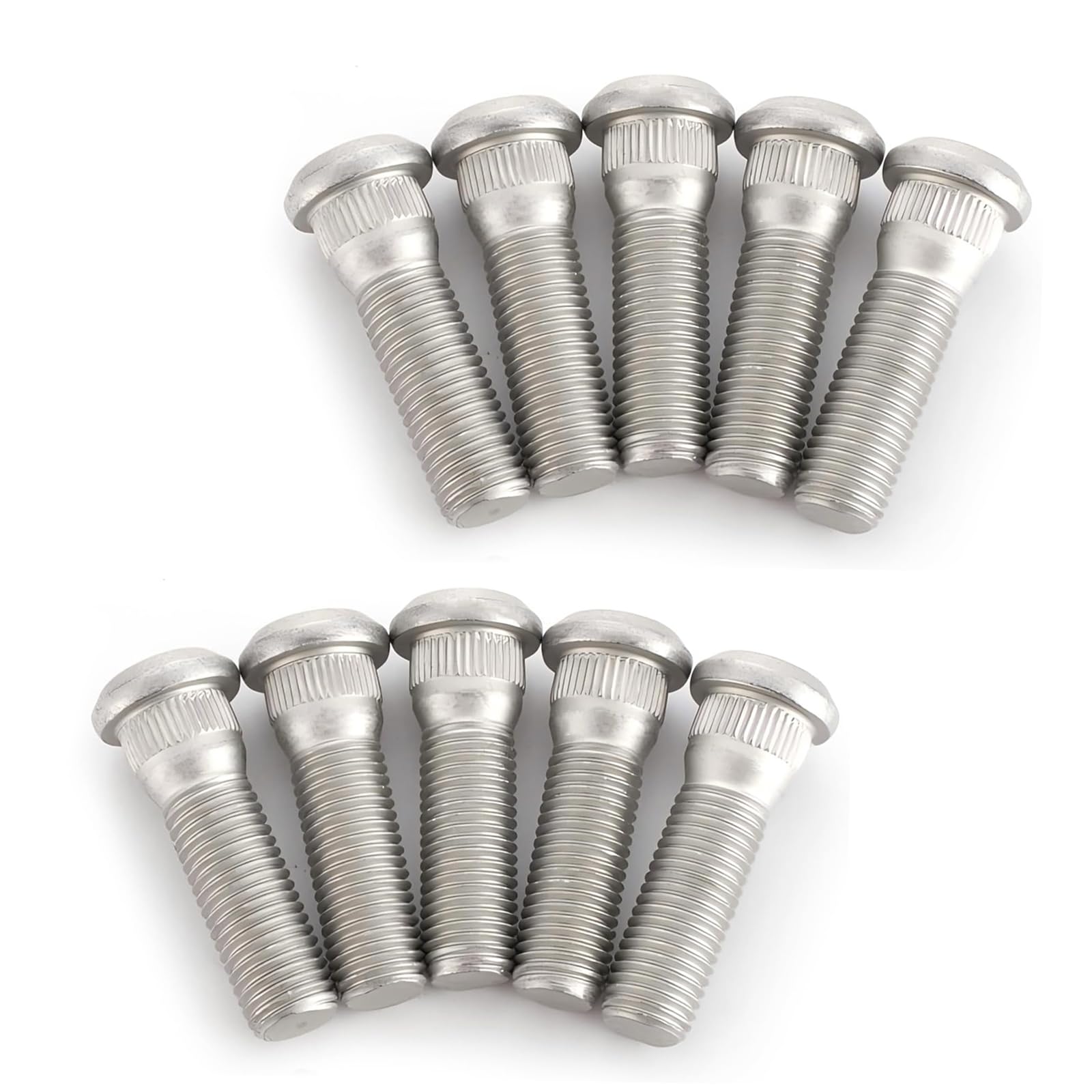 Photo 1 of Ferianl 10PCS Wheel Studs, M12x1.5 49mm Long Vehicle Wheel Steel Lug Bolts, OEM#610-266, 90942-02049 Steel Tire Studs, Wheel Lug Stud Car Accessories, Compatible with Chevy Lexus Toyota Scion Pontiac