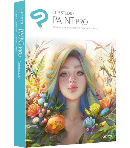 Amazon.com: CLIP STUDIO PAINT PRO - Version 1 - Perpetual License