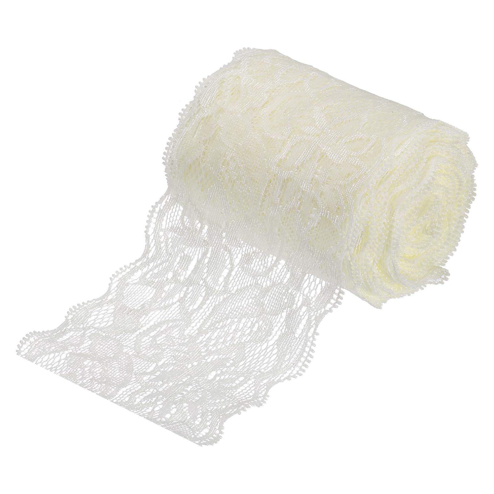 Photo 1 of MECCANIXITY 3 Inch Wide 10 Yard Lace Ribbon Floral Pattern Light Beige Lace Trim Ribbon for Sewing Making, and DIY Crafts, Gift Wrapping, Bouquets, Wedding Decorlpnpmez9447002
