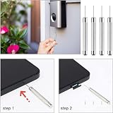 Abeillo 4Pack Doorbell Removal Pin Key for Nest Eufy Google Nest Video Doorbells view 7