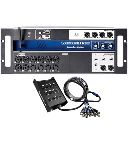 配信機器・PA機器・レコーディング機器 soundcraft ui16 Amazon.com: Soundcraft Ui16 Remote-Controlled 16-Input Digital