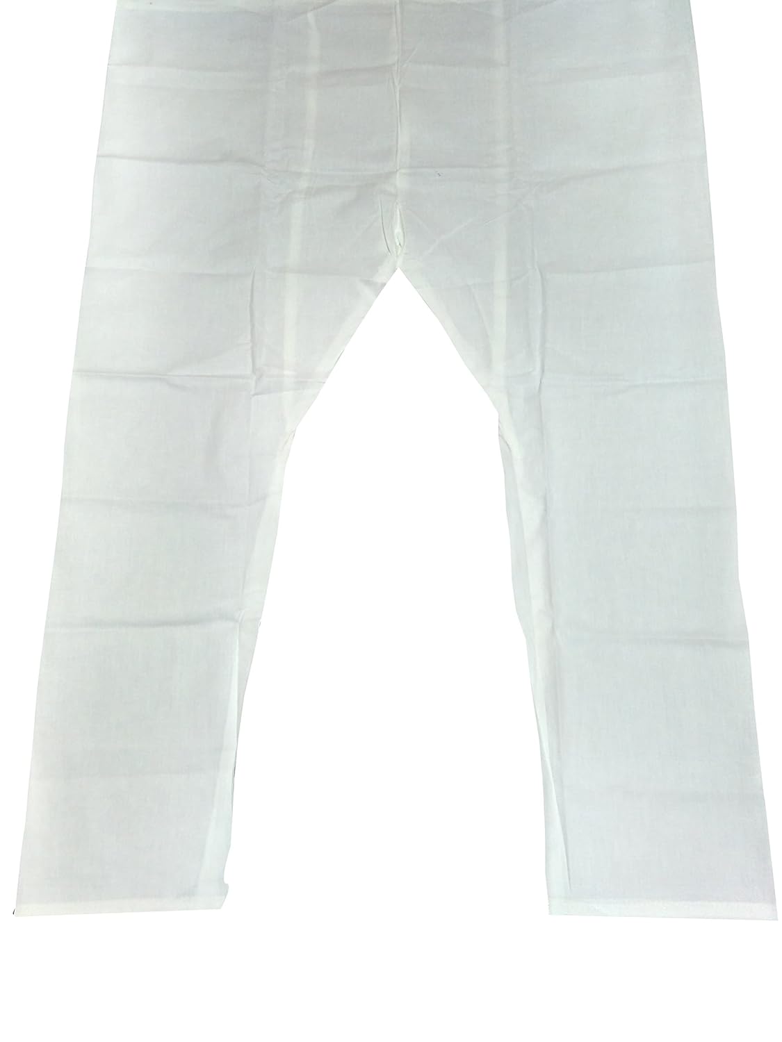 u p khadi and handloom men's cotton pyjama white_xl