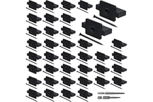 SAPIENTIAL CREATION 800PCS Hidden Deck Fasteners for Composite Decking Boards Composite Deck Fasteners with Screws and Drill Bits