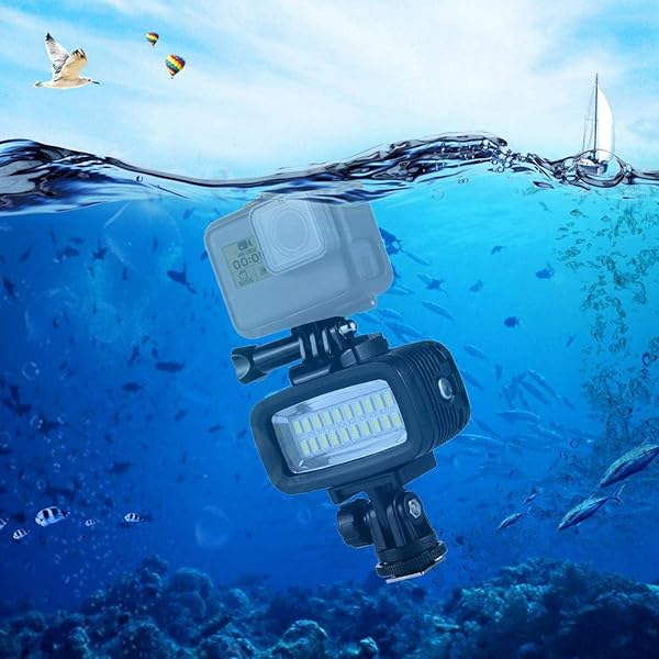 DAUERHAFT Compact Lamp Accessory ABS Plastic Diving Fill Light for DJI Osmo ActionG