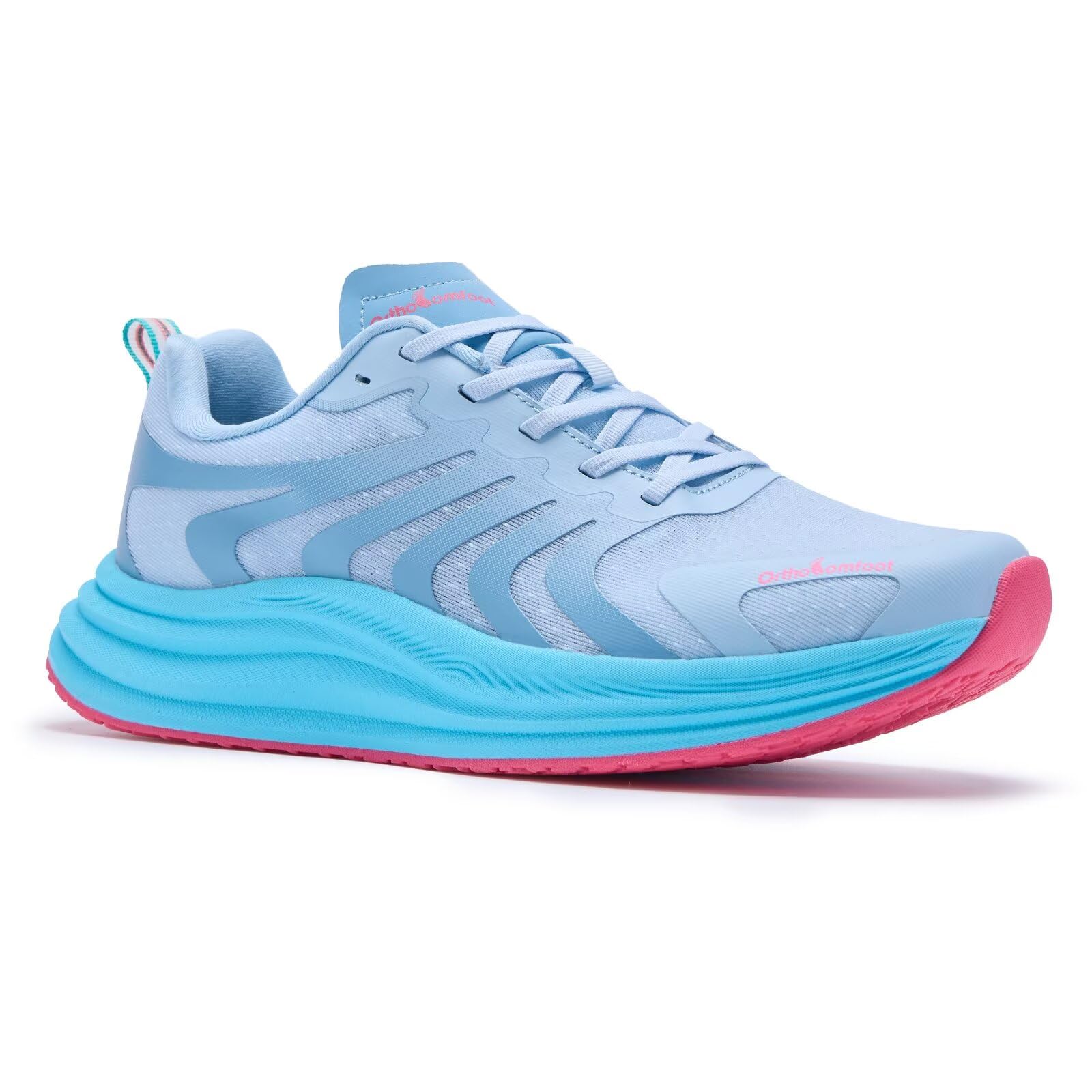 Photo 1 of Women's Orthopedic Arch Support Tennis Shoes: Fit Plantar Fasciitis Achilles Tendonitis Orthotic Heel Spur Bunions Recovery Trail Sneakers, Fashion Comfort Sport Gowalk Walking Shoes darkBlue Size 7.5