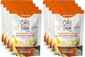 Once Upon a Farm Organic Coconut Melts, Mango Ba-nilla, 8ct