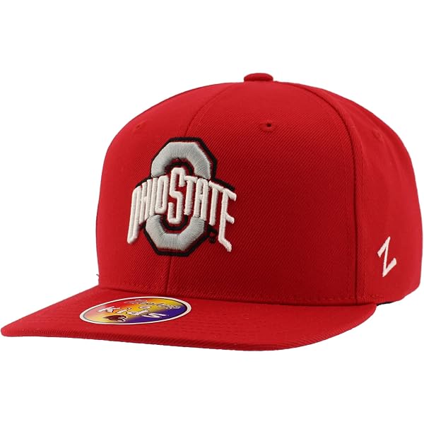 Zephyr Iowa Hawkeyes Retro Snapback Hat - Officially Licensed NCAA Flat Visor Adjustable Cap