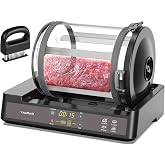 15 Minute Vacuum Tumbler Marinator for Meat Vegetable with Leak Proof Clip and Free Meat Tenderizer