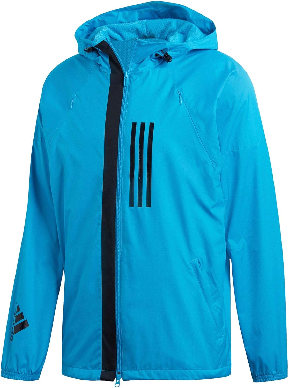 adidas light blue windbreaker