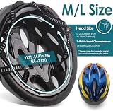 Victgoal Adults Bike Helmet with Magnetic Goggles Visor and LED Rear Light view 7