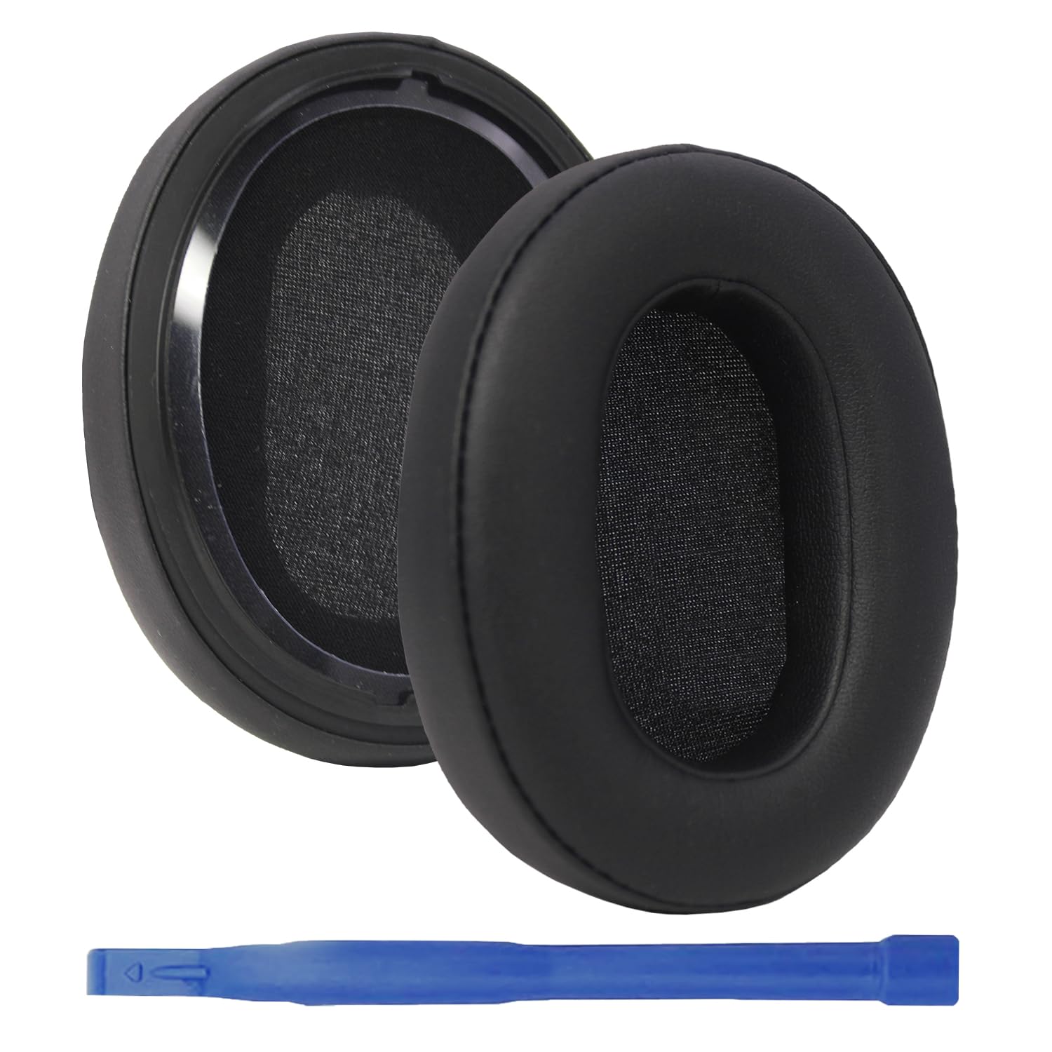 Aiivioll WH-XB900N Ear Pad Replacement Ear Pads Protein Leather and Memory Foam Pads Earpads for Compatible with Sony WH-XB900N WH XB900N WH XB 900 XB900 Headphones（Black）