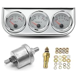 BREADEEP 52mm 3 in 1 Car Auto Gauge Kit