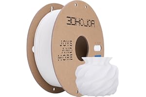 3DHoJor Matte PLA Filament 1.75mm, Upgrade 1kg Cardboard Spool PLA Filament 1.75 - PLA 3D Printing Filament, Print with Most 3D Printers Using 3D Filament(Matte White)