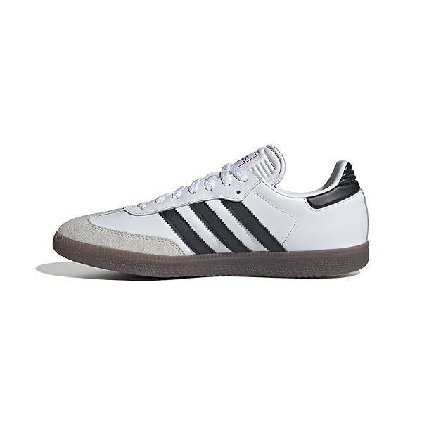 ADIDAS UNISEX-ADULT SAMBA INDOOR, WHITE/BLACK/VIVID RED, 7.5