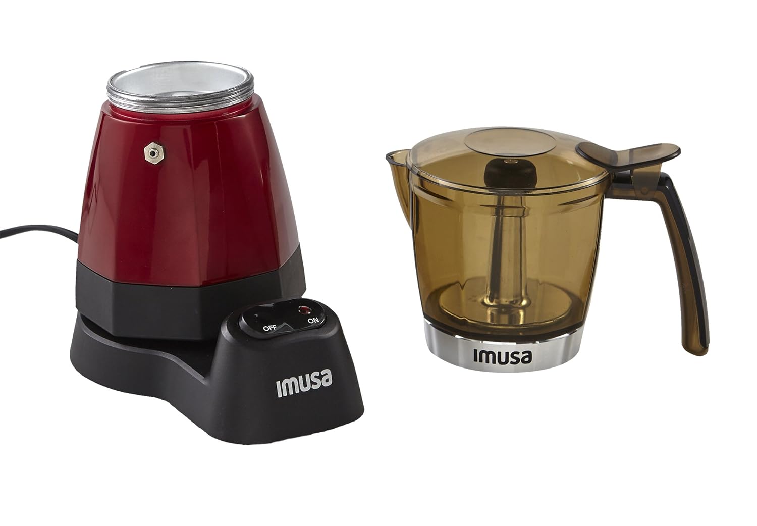Imusa 6Cup Electric Espresso Maker Red Original Brand New eBay