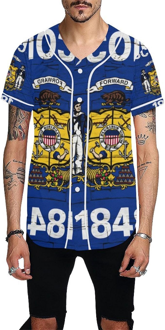 wisconsin baseball jersey