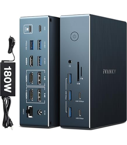 【美品】iVANKY FusionDock Max 1 Thunderbolt 4 Dock | FusionDock Max 1 | Quad Display – iVANKY