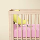Dudu N Girlie Cotton Jersey Mini Cot Fitted Sheets 50 x 100 cm Pink 2-Pack view 2