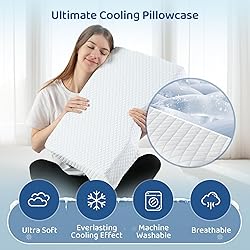 Side Sleeper Pillow with Arm Hole, Memory Foam