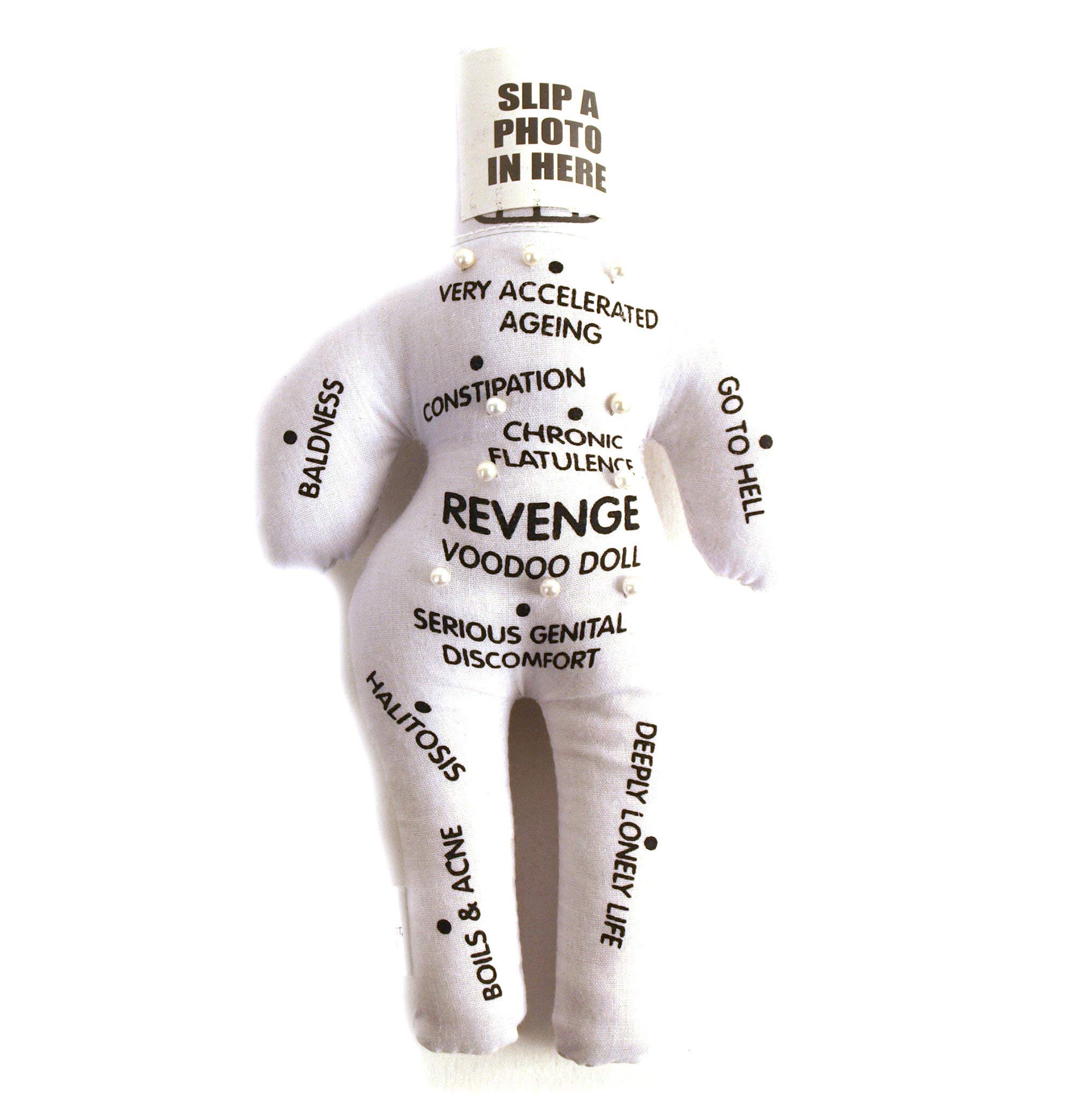 Diabolical Gifts Revenge Voodoo Doll Joke Novelty Gift Present