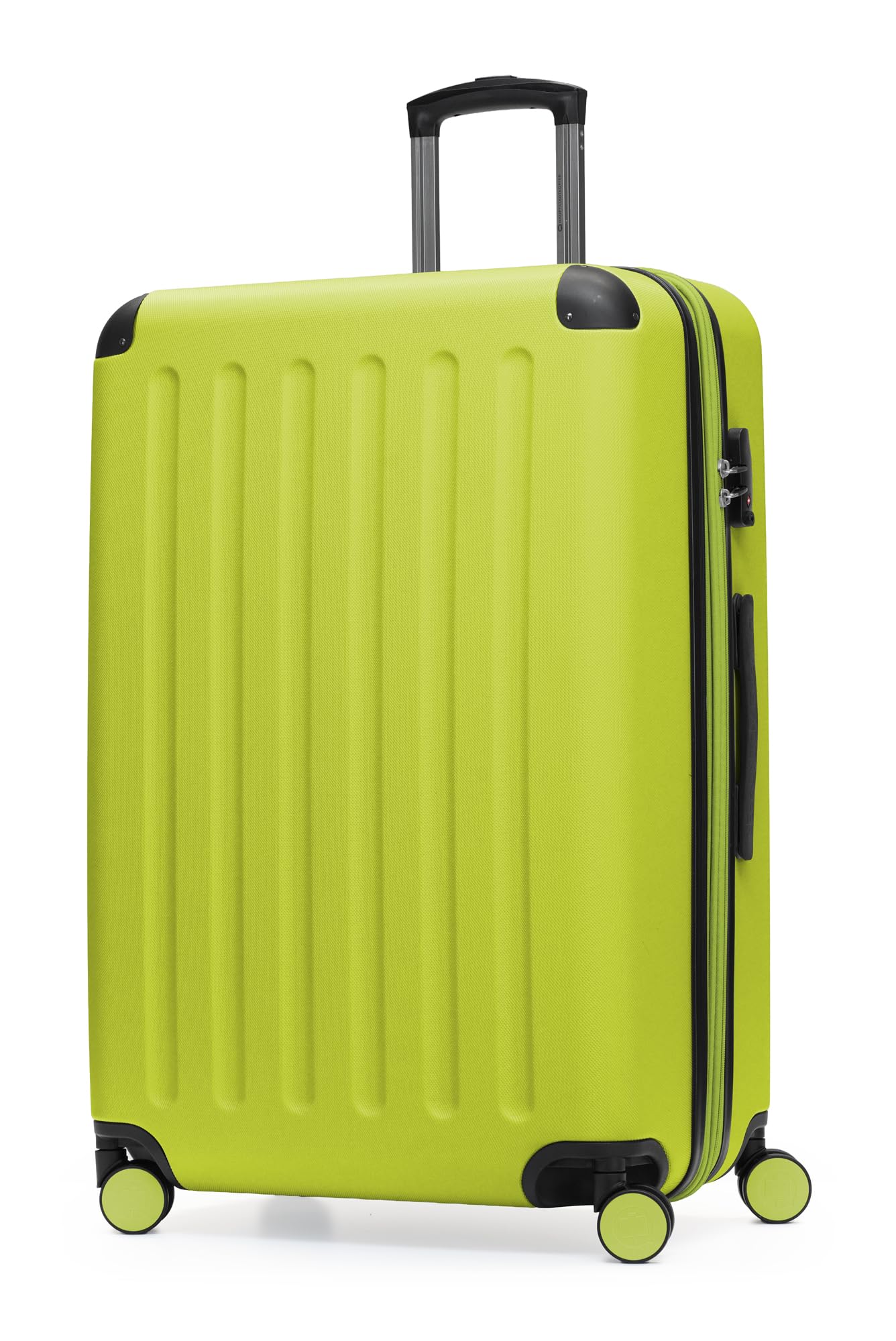 Hauptstadtkoffer Spree – Large Hardshell Suitcase, TSA Lock, 4 Double Wheels, Trolley Luggage, Rolling Suitcase, Travel Case with Expandable Capacity, 75 cm, 119 Liters, Farn