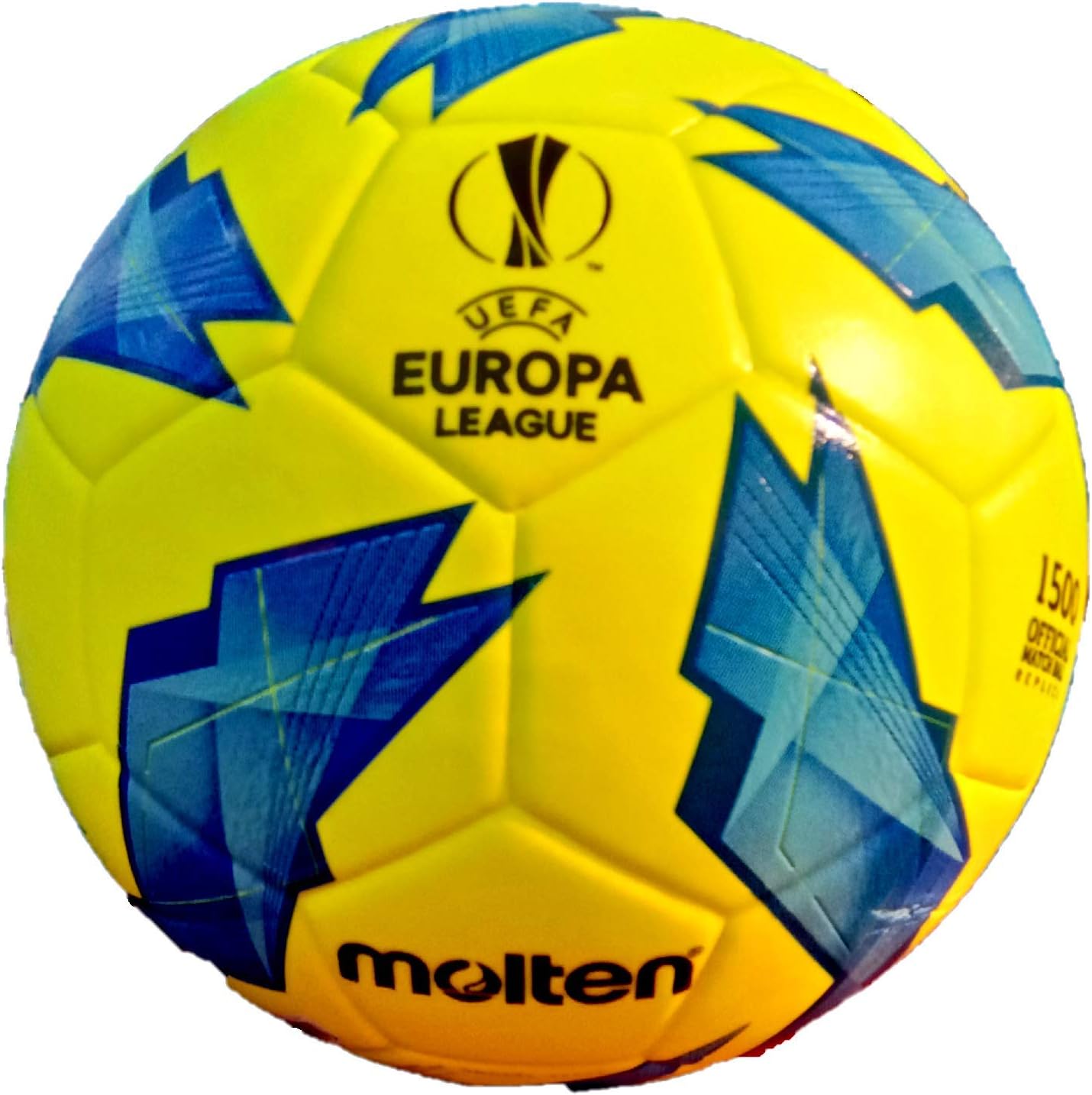 Molten F5U1500 Soccer Ball UEFA Europa League 2019 Size 5 Yellow