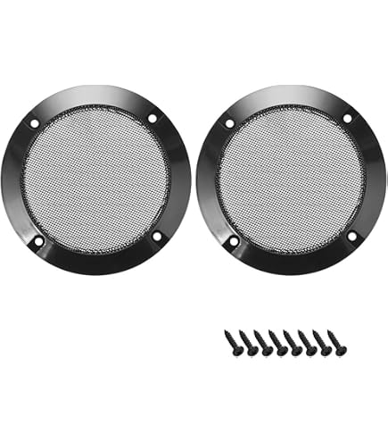 Tela De Malla Para Altavoces De 1.7m X 0.5m | Cubierta Protectora Antipolvo, Suave Y Decorativa, Ideal Para Proteger Equipos De Audio Y Mejorar El Sonido - Negro