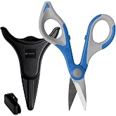 Jonard Tools TK-325 Kevlar Cutting Shears &amp; Molded Pouch with Belt Clip