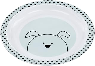 LÄSSIG Kinderteller rutschfest Melamin/Plate Little Chums Dog, mint