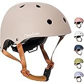 MomnLittle Kids Bike Helmet with Quick Pinch-Free Magnetic Buckle CPSC Certified Bike Helmet for Toddler Boys and Girls