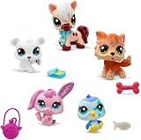 Littlest Pet Shop Series 2 Winter Besties 5 Pack Mini Pet Toys 7 Accessories view 2