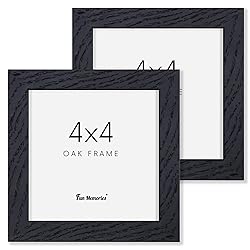 4x4 Picture Frame, Solid White Oak Wood Frame 4 by