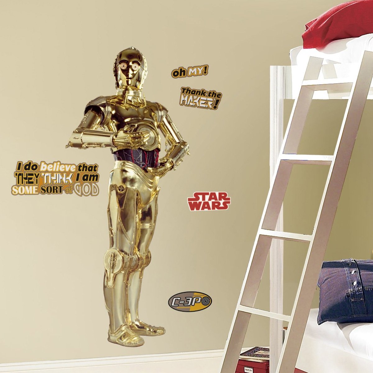RoomMates C-3PO Giant Wall Sticker
