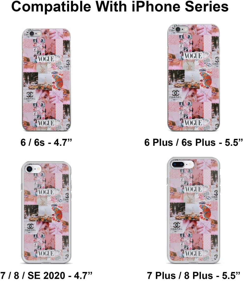 Amazon Com Aesthetic Pink Y2k Theme Collage Phone Case Compatible With Iphone 6 6s 7 8 Plus X Xs Xr 11 Pro Max Samsung Galaxy Note S9 S10 S Plus