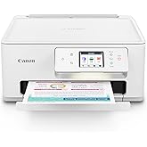 Canon PIXMA TS7720 Wireless All-in-One Inkjet Printer – Print, Copy, Scan – Auto Duplex, 15/10 PPM, 2.7” Touchscreen, Compact Home Photo Printer with Easy Setup