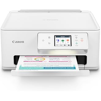 Canon PIXMA TS7720 Wireless All-in-One Color Inkjet Printer – Print, Copy, Scan – Auto Duplex, 15/10 PPM, 2.7” Touchscreen, C