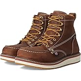 KEEN Utility Men's Liberty 6" Waterproof Boots (Carbon-Fiber Toe), Chestnut/Gum 8 Medium