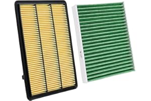 RVgolf Engine+Cabin Air Filters Fit for Infiniti QX50 2.0L 2019-2025, Infiniti QX55 2022-2025 Engine Air Filter Replacement Cabin Air Filter Accessories# 165465NA1C 272775NA1A